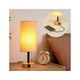 Brilagi - Stona lampa sa USB priključkom TABLON 1xE27/25W/230V hrast/crna/bež