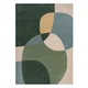 Zelena ročno tkana volnena preproga 160x230 cm Glow Green & Blue – Flair Rugs