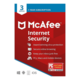 McAfee Internet Security 2022, 1-leto, 3 PC, ESD licenca (kartica)