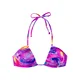 VENICE BEACH Bikini zgornji del temno modra / neonsko lila / oranžna / rdeča
