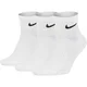 Nike U NK EVERYDAY CUSH ANKLE 3PR, nogavice m.kr fit, bela SX7667