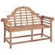 Vidaxl Vrtna klop 127x58,5x92,5 cm trdna tikovina