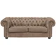 Landscape CHESTERFIELD ZOFA, svetlo rjava tekstil