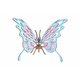 Woodcraft Lesena 3D sestavljanka Butterfly Colorful