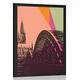 Plakat digitalna ilustracija mesta Kolín - 20x30 black