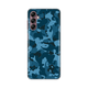 Silikonska maska za Samsung A146B Galaxy A14 4/5G Camouflage Pattern Print tamno plava