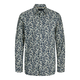 JACK & JONES Srajca Leeds mornarska/dimno modra/temno siva/greige