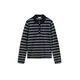 GANT Majica temno modra / bela