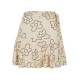Womens viscose Mini Skort soft seagrass flower