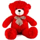 shumee Teddy Classico 130cm - rdeč