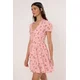 Trendyol Milla Ženska haljina Twoss25El00789, Roze