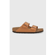 Natikači Birkenstock Arizona ženski, rjava barva