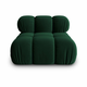 Zelena baršunasta modularna sjedeća garnitura () Bellis – Micadoni Home