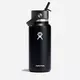 Hydro Flask 32 oz Wide Mouth Flex Straw Cap Black flašica 946 ml