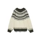 VERO MODA Pulover bež/kamela/rjava/oliva