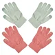 Icepeak rokavice 5 prstov HIGHLAND JR D roza UNI