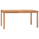 Vrtni blagovaonski stol 160 x 80 x 77 cm od masivne tikovine