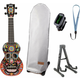 Mahalo Art Series Soprano Ukulele Skull Black SET Soprano ukulele Skull Black