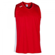 CANCHA III T-SHIRT RED-WHITE SLEEVELESS L