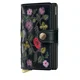 Usnjena denarnica Secrid STITCH FLORAL črna barva