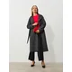 Sinsay - Wide leg pantalone sa svetlucavim prugama - crno