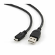 Gembird Kabel USB2.0 - microUSB, 3 m, črn