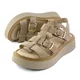 Mona Shoes Ženske sandale, Soft uložak, Kožne, Bež