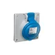 LEGRAND Vtičnica 16A 3P 230V modra IP44 P17 TEMPRA PRO 555184