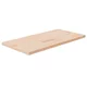 Vidaxl Kopalniški pult 80x40x2,5 cm neobdelana trdna hrastovina