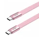 TB Kabel USB-C v USB-C 1m, ploščati, puder roza