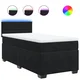 Vidaxl Box spring postelja z vzmetnico črna 90x200 cm žamet