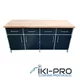 Miza za delavnico 200x80 cm, 4x predal + omarice