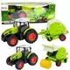 Daljinsko voden kmetijski traktor na daljinsko upravljanje z balirko 1:24
