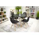 ModernHome Verona Set od 4 stolice crne bo?e