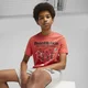 Mens Puma Mid 90s Graphic Tee Youth, Red, Size 13-14Y, Clothing