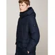 Tommy Hilfiger za moške. MW0MW36593 Prešita parka v mornariškem slogu (M), Priložnostno, Najlon, Mornarica