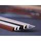 PVC lajsna za keramiku 8mm siva Tea