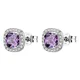 Brosway Čudoviti srebrni uhani Fancy Magic Purple FMP124