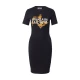 Versace Jeans Couture Obleka zlato-rumena/črna/bela