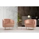 Atelier del Sofa Fotelja Piccoli 72x75x83cm Roze