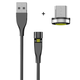 Magnetni kabel za punjenje  Micro USB adapterom na potpuno prilagodljivi glavi - 1 m