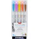 Komplet flomastrov, dvostranskih, ZEBRA Mildliner Warm, 5 barv, 5 kosov