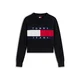 Tommy Jeans Pulover mornarska/rdeča/črna/bela