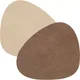 LINDDNA podstavek za kozarce, krivulja, Double, Cloud brown/Nupo Sand