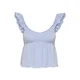 ONLY Top ONLMISTY  svetlo modra / bela