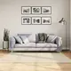 Vidaxl vidaXL HUARTE Preproga, nizek vlak, kremna, 160x160 cm
