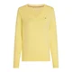 TOMMY HILFIGER Pulover Gold-tone Button Cuff  rumena