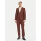 BOSS Obleka H-Huge 50546080 Rjava Slim Fit
