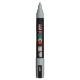 ARTMIE Marker Uni posca PC-5M, 1.8-2.5 mm, Sivi