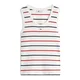 Tommy Jeans Top ESSENTIAL svetlo bež/nočno modra/krvavo rdeča